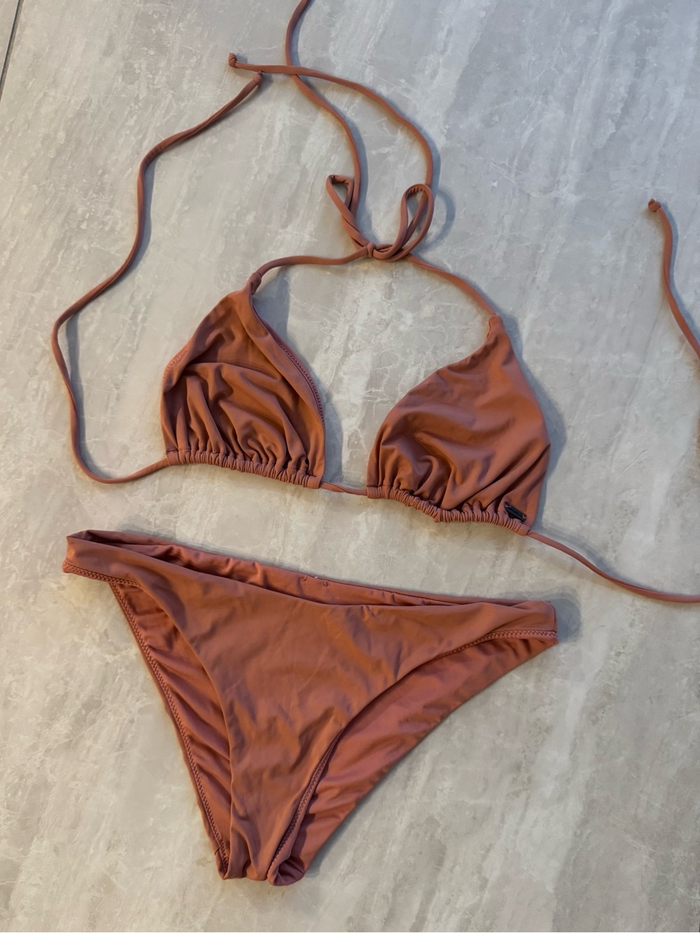 Triangle Bikini Set in Dust Rose - Women Swim